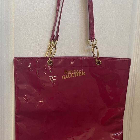 Jean Paul Gaultier Fuchsia pink  tote bag - Picture 1 of 9